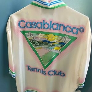 Casablanca Tennis Silk Shirt